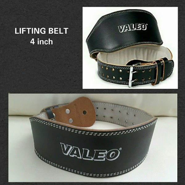 Đai Lưng Cứng Da Bò Tập GYM Valeo Lifting Belt