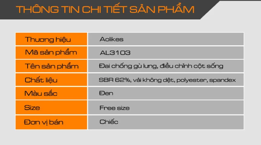 Đai Chống Gù Lưng Điều Chỉnh Cột Sống Nhật bản