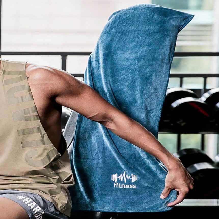 Khăn Lót Ghế Tập GYM Chars Sports, Khăn Lau Khô Thể Thao Mềm Mại Thấm Hút Mồ Hôi Nhanh Fitness 40x95cm
