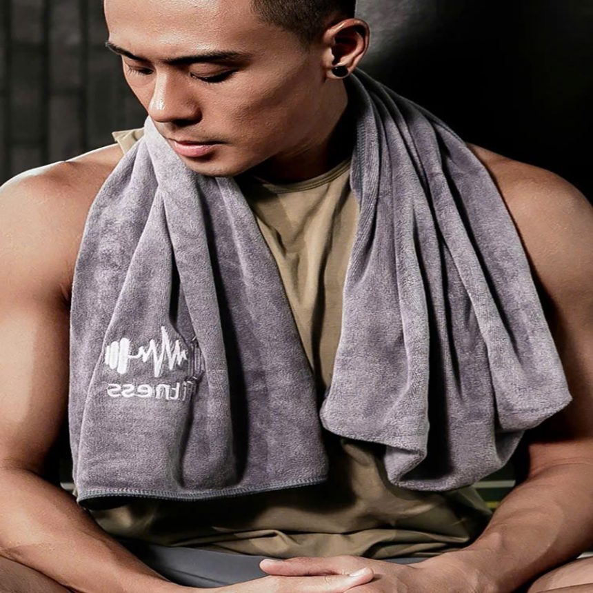 Khăn Lót Ghế Tập GYM Chars Sports, Khăn Lau Khô Thể Thao Mềm Mại Thấm Hút Mồ Hôi Nhanh Fitness 40x95cm