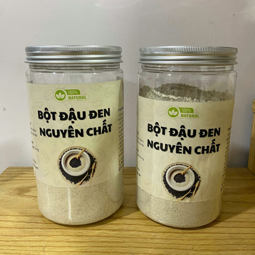 Bột Đậu Đen Nguyên Chất 500g – Bổ Máu, Đẹp Da, Tăng Cường Sức Đề Kháng, Chống Lão Hóa