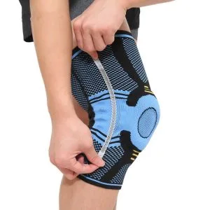 Băng Gối Thể Thao Aolikes Knee Pads Có Lớp Đệm Silicon Và Lò Xo (1 Chiếc)