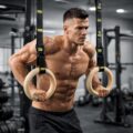 Vòng Gym Rings Gỗ Bạch Dương 28mm/32mm Kèm Dây Chia Vạch – Dụng Cụ Tập Calisthenics, Xà Đơn, Dip, Street Workout (1 Đôi)
