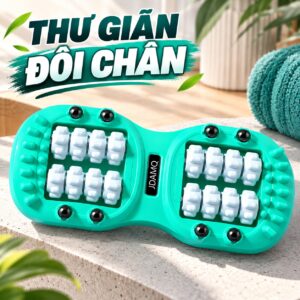 Bàn Lăn Mát Xa Bàn Chân Thúc Đẩy Lưu Thông Máu – Dụng Cụ Massage Chân Bấm Huyệt
