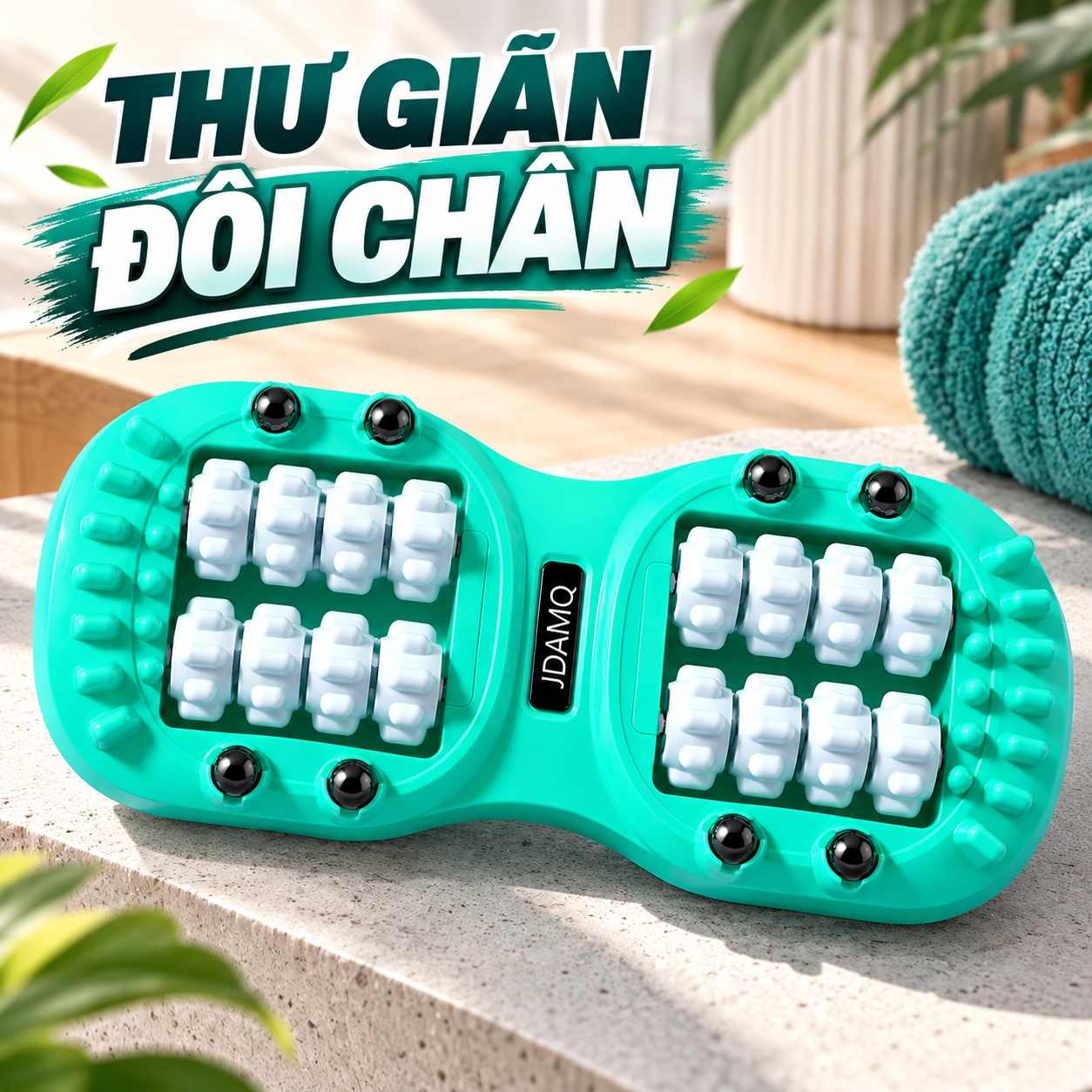 Bàn Lăn Mát Xa Bàn Chân Thúc Đẩy Lưu Thông Máu - Dụng Cụ Massage Chân Bấm Huyệt