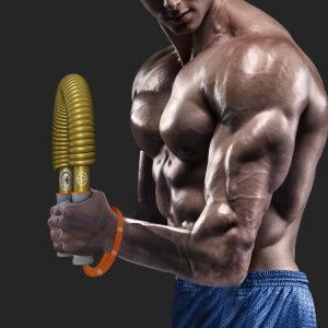 Gậy Lò Xo Đồ Long Đao Tập Tay Màu Vàng Gold 100kg 110kg Bản Giới Hạn Prenium – Power Twister Tập Ngực 80kg 90kg