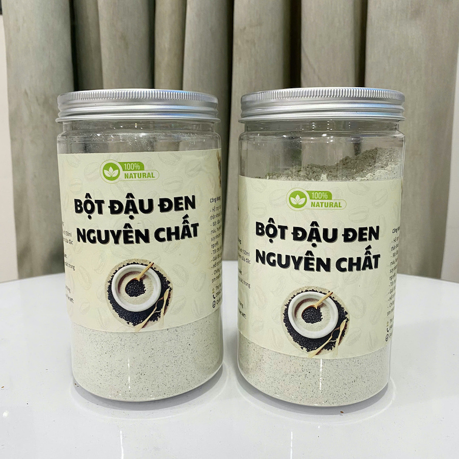 Bột Đậu Đen Nguyên Chất 500g – Bổ Máu, Đẹp Da, Tăng Cường Sức Đề Kháng, Chống Lão Hóa